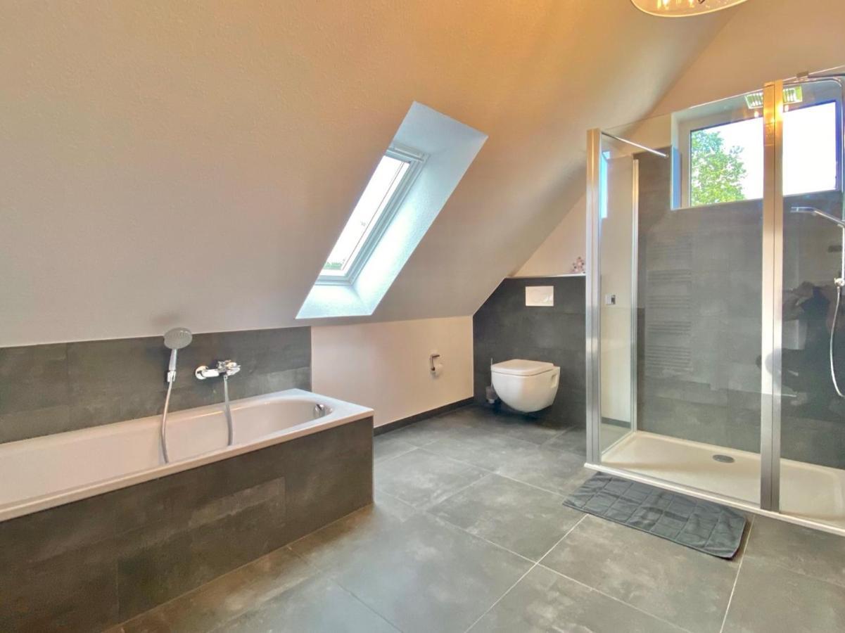Ferienhaus MOIN. am Harkebrügger See mit Sauna Barssel  Exterior foto