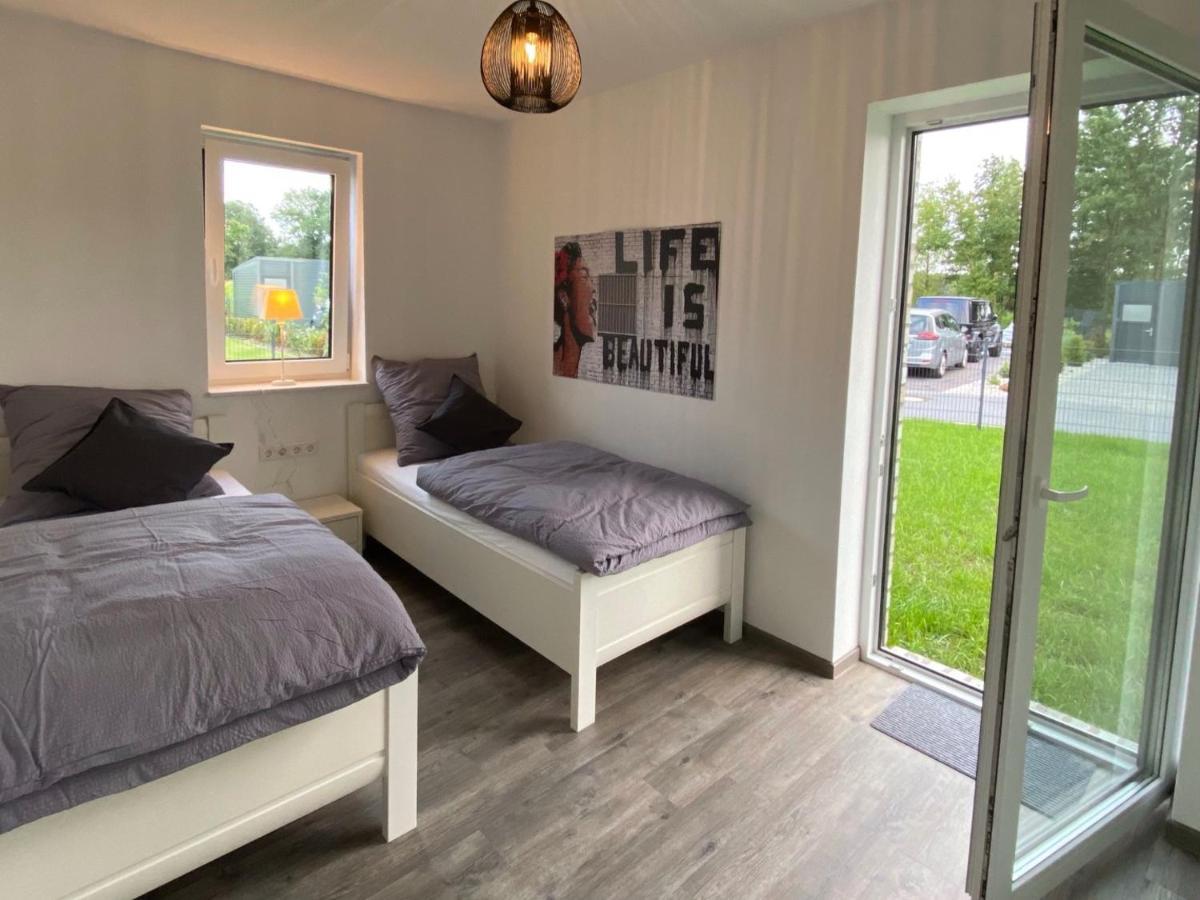 Ferienhaus MOIN. am Harkebrügger See mit Sauna Barssel  Exterior foto